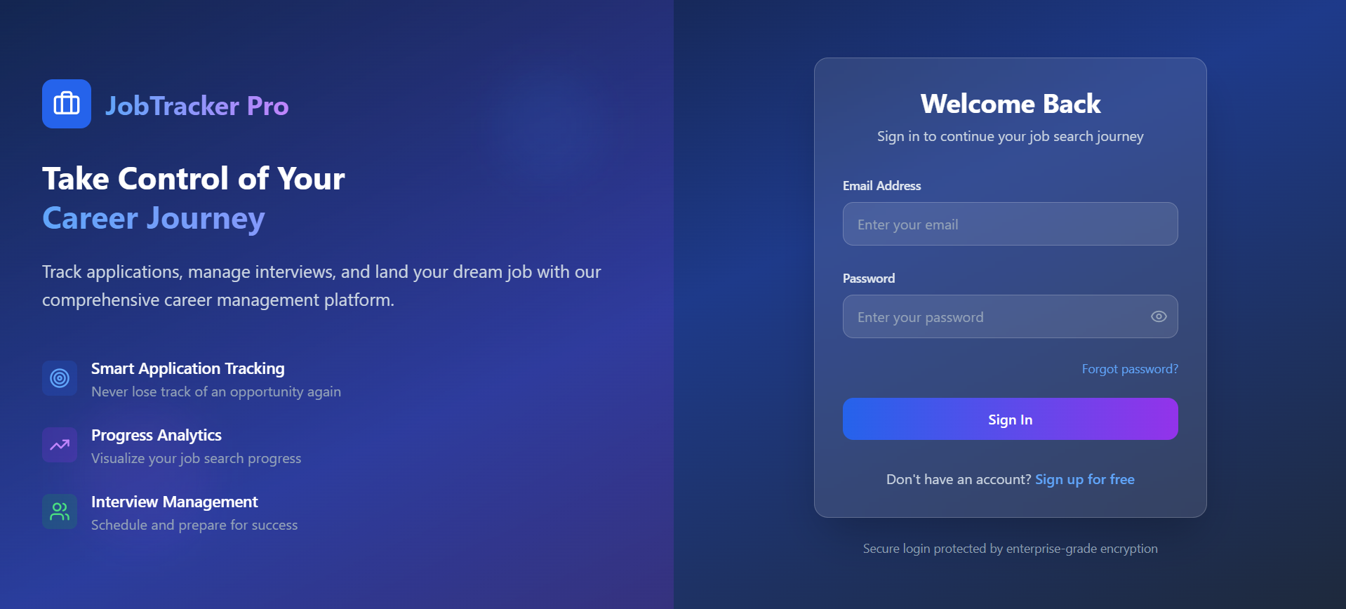 Job Application Tracker Project